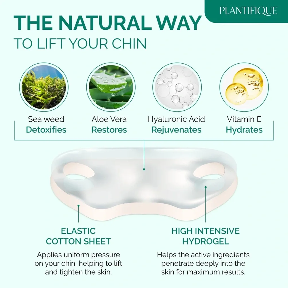 PLANTIFIQUE V-Line Collagen Mask for face 20 PCS
